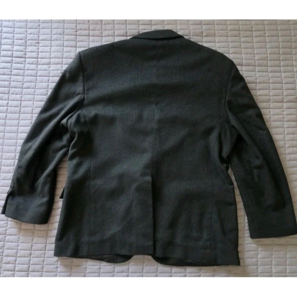 VTG Hunt Valley Black 100% Camel Hair Blazer Suit Jacket Men’s Size 46R USA Made